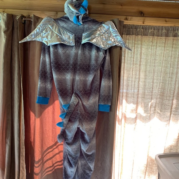 New 2 Costumes Dragon Onesies for Child and Adult Halloween Warm Matching Cozy - Picture 4 of 8